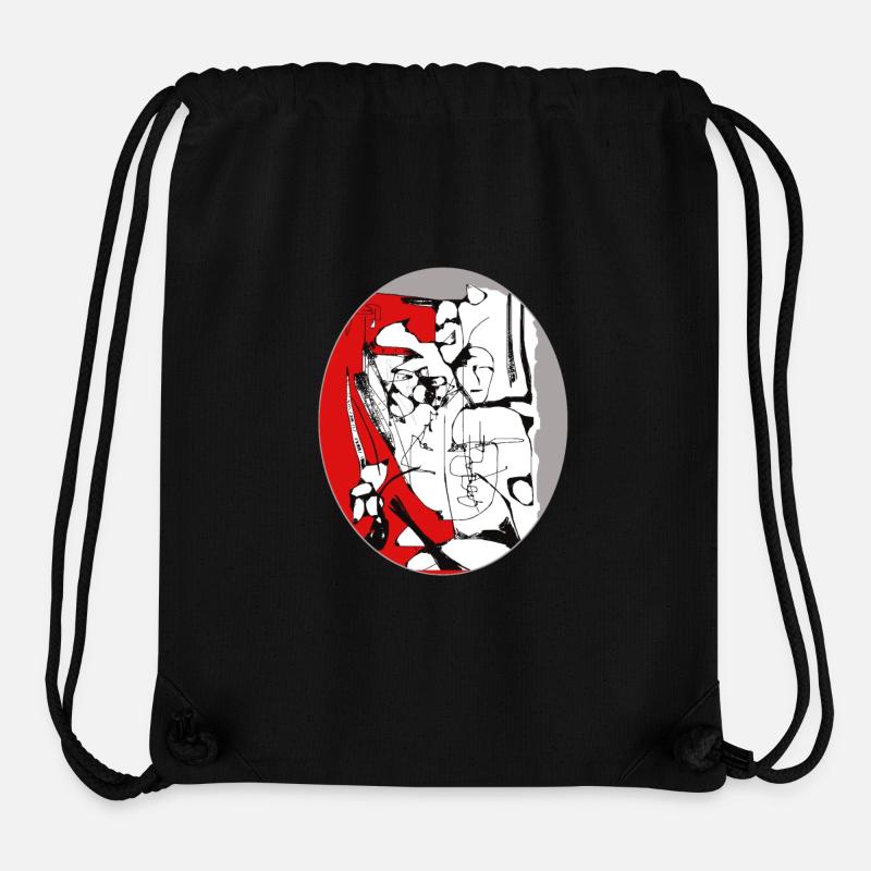 La liberté d'interprétation 4 - Sac à cordon recyclé Stanley/Stella - noir