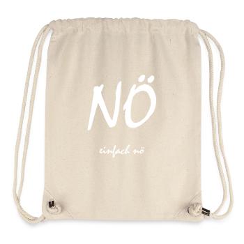 Tout simplement pas - Sac à cordon recyclé Stanley/Stella - blanc naturel - Devant