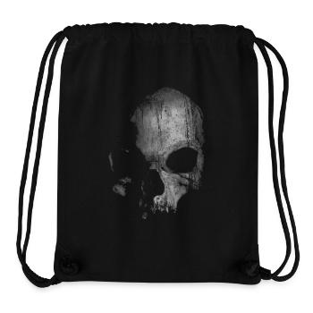 Tête de mort - Sac à cordon recyclé Stanley/Stella - noir - Devant