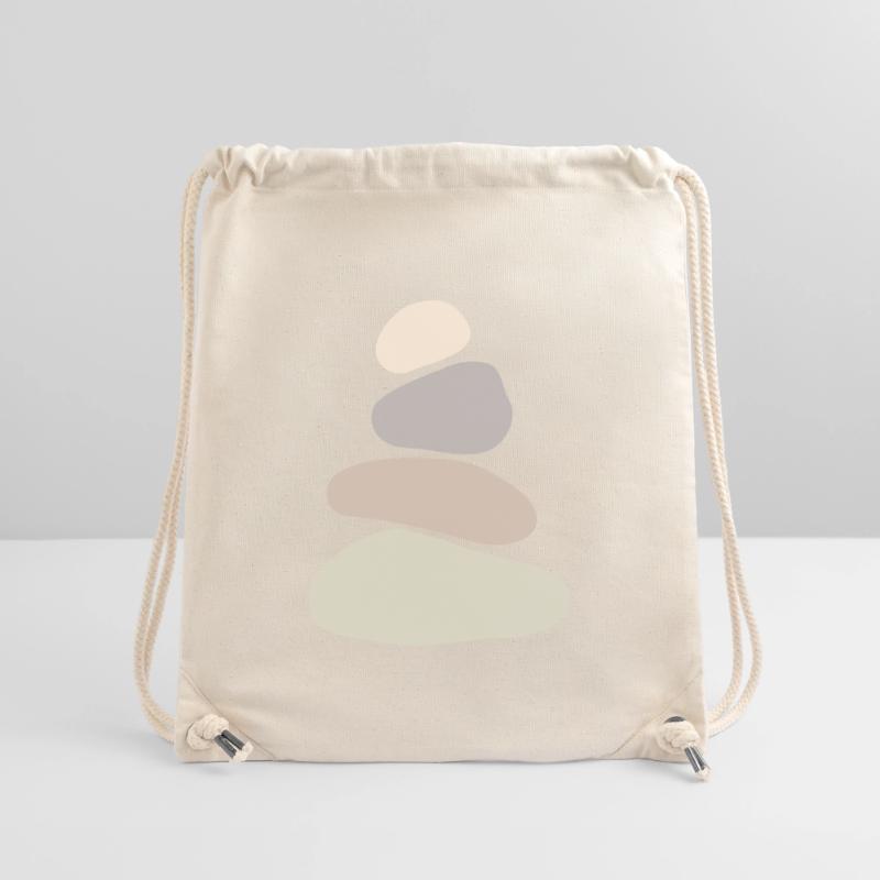 Calming Stone Stack Wall Art – Minimalist Zen Stanley/Stella Recycled Gym Bag