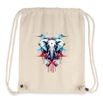 Designer Style Elephant - Stanley/Stella Recycled Gym Bag - natural - Front