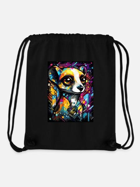 [MB] Freundliches Kulleraugenabenteuer - Stanley/Stella recycelter Gym Bag - Schwarz
