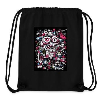 [MB] Imaginative monkey view - Stanley/Stella Recycled Gym Bag - black - Front
