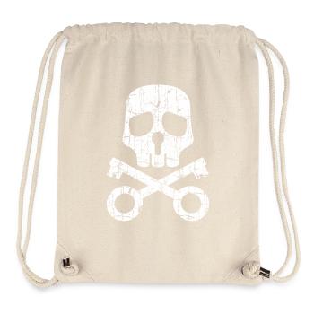 Schlüssel - Stanley/Stella recycelter Gym Bag - Naturweiß - Vorne