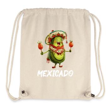 Avocat Mexicado Nourriture végétalienne Maracas végétariens - Sac à cordon recyclé Stanley/Stella - blanc naturel - Devant
