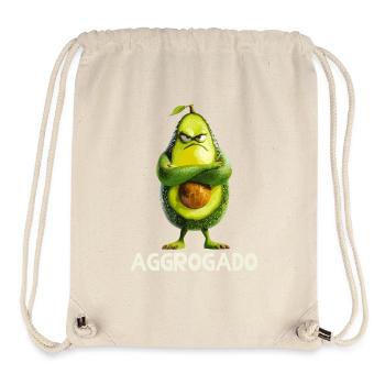 Avocado Aggrocado Vegan Food Vegetarian - Stanley/Stella Recycled Gym Bag - natural - Front