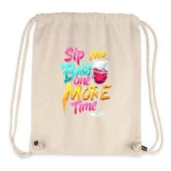 SIP ME BABY NOCH EINMAL - Stanley/Stella recycelter Gym Bag - Naturweiß - Vorne