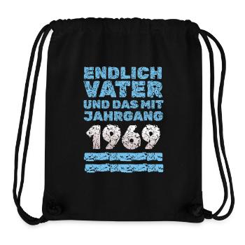 1969 - Stanley/Stella recycelter Gym Bag - Schwarz - Vorne
