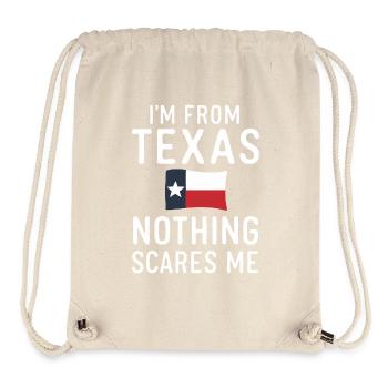 Texas State Texaner Texas - Stanley/Stella recycelter Gym Bag - Naturweiß - Vorne