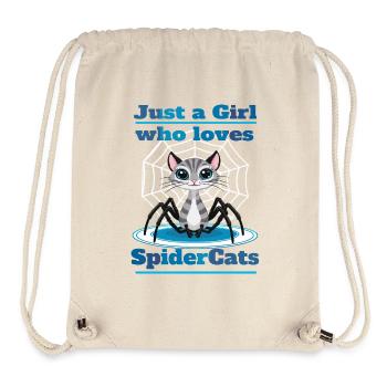 Cute Spiders Cat - Stanley/Stella Recycled Gym Bag - natural - Front