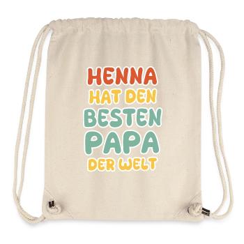 Baby Henna - Stanley/Stella recycelter Gym Bag - Naturweiß - Vorne