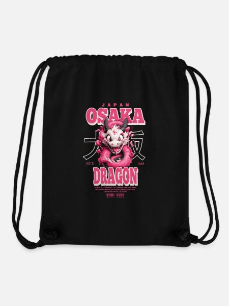 Osaka Dragon - Stanley/Stella Recycled Gym Bag - black