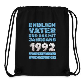 Finally 1992 - Stanley/Stella Recycled Gym Bag - black - Front