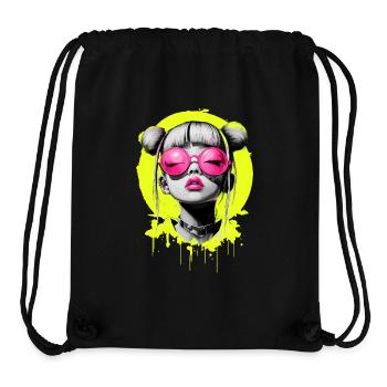 NEon Girl - Stanley/Stella Recycled Gym Bag - black - Front