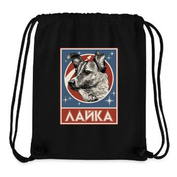 Sowjetischer Weltraumhund Laika - Stanley/Stella recycelter Gym Bag - Schwarz - Vorne