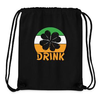 Boisson de la Saint-Patrick - Sac à cordon recyclé Stanley/Stella - noir - Devant