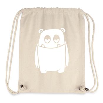 Monster Fröhlich – Lustiges Kawaii Comic Design - Stanley/Stella recycelter Gym Bag - Naturweiß - Vorne