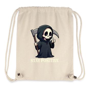 Stay Positive - Stanley/Stella Recycled Gym Bag - natural - Front