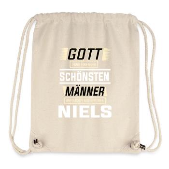 Niels der schönste Mann von Gott geformt Design - Stanley/Stella recycelter Gym Bag - Naturweiß - Vorne