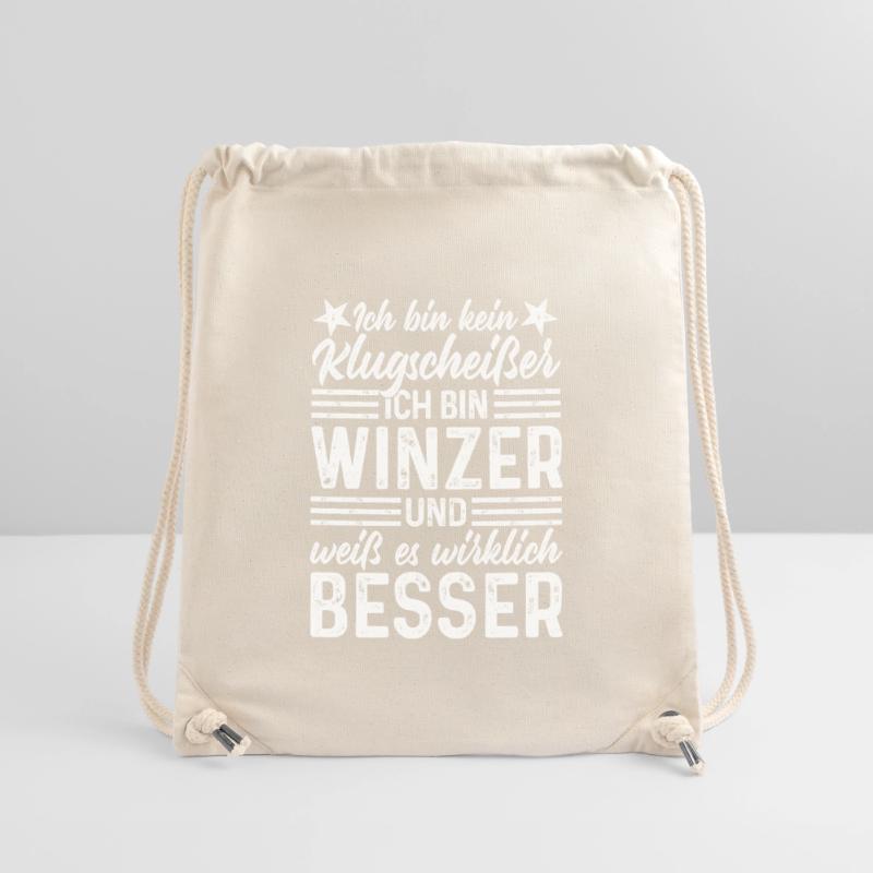 Winemaker - Not a smart-ass winemaker Funny Wine Stanley/Stella Recycled Gym Bag