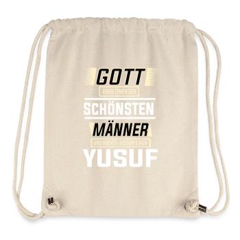 Yusuf the Most Beautiful Man Shaped by God Design - Stanley/Stella Recycled Gym Bag - natural - Front