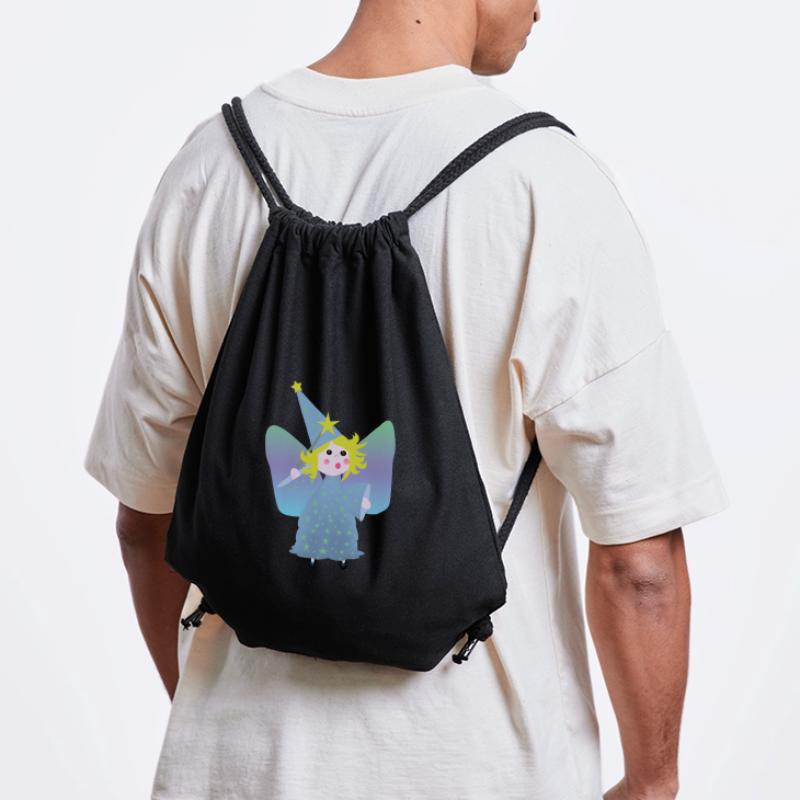Kleiner Feenzauberer mit den Sternen Stanley/Stella recycelter Gym Bag