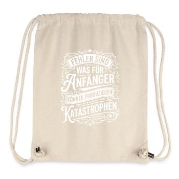 Experts produce catastrophes - Stanley/Stella Recycled Gym Bag - natural - Front