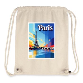 Paris Prism Eiffel - Sac à cordon recyclé Stanley/Stella - blanc naturel - Devant