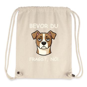 Einfach Nö Hund Lustiger Spruch - Stanley/Stella recycelter Gym Bag - Naturweiß - Vorne