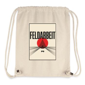 Feldarbeit Retro Plakat Landwirtschaft Acker - Stanley/Stella recycelter Gym Bag - Naturweiß - Vorne