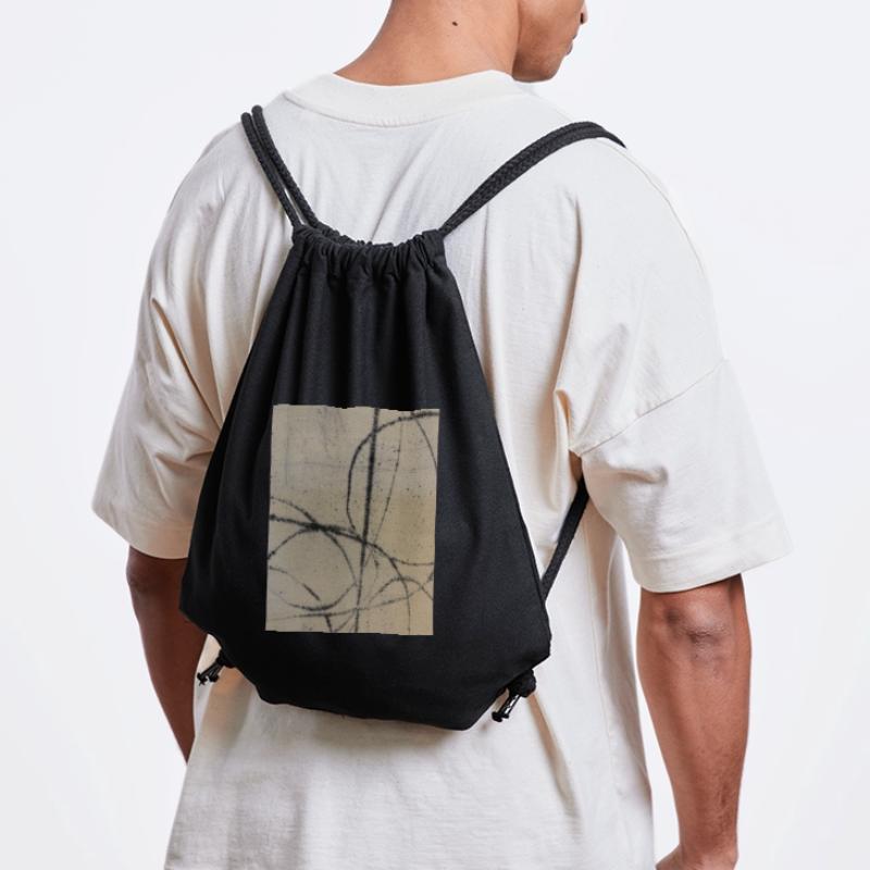 Art abstrait sur pull Sac à cordon recyclé Stanley/Stella