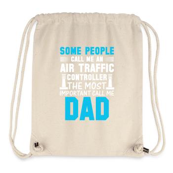 Air Traffic Controller Dad - Stanley/Stella Recycled Gym Bag - natural - Front