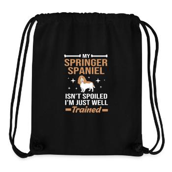 Springer Spaniel - Stanley/Stella recycelter Gym Bag - Schwarz - Vorne