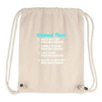 Irischer Wolfshund - Stanley/Stella recycelter Gym Bag - Naturweiß - Vorne