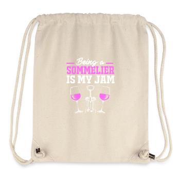 Wein Sommelier - Stanley/Stella recycelter Gym Bag - Naturweiß - Vorne
