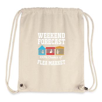 Flohmarkt Trödelmarkt - Stanley/Stella recycelter Gym Bag - Naturweiß - Vorne