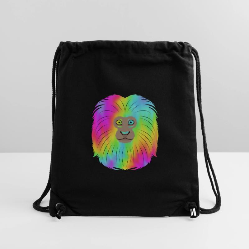 Tamarin Monkey Monkey Monkey Monkey Face Stanley/Stella Recycled Gym Bag