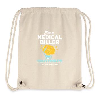 Medizin Coder - Stanley/Stella recycelter Gym Bag - Naturweiß - Vorne
