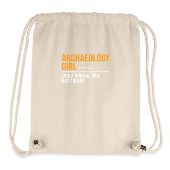 Archäologie Mädchen Tochter Mutter - Stanley/Stella recycelter Gym Bag - Naturweiß - Vorne