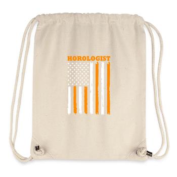 Uhr Uhrwerk - Stanley/Stella recycelter Gym Bag - Naturweiß - Vorne