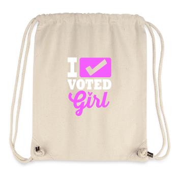 Baby Party Juli Team Girl - Stanley/Stella recycelter Gym Bag - Naturweiß - Vorne