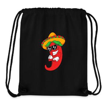 Chilli Chipotle Chili Pepper Jalapeno Hot Chili - Stanley/Stella Recycled Gym Bag - black - Front