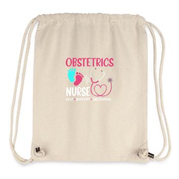 Obgyny Obstetrics Midwife - Stanley/Stella Recycled Gym Bag - natural - Front