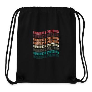 Midwife Obgyn Obstetrics - Stanley/Stella Recycled Gym Bag - black - Front
