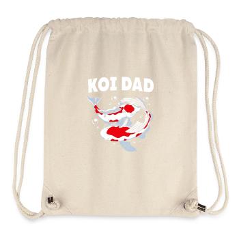 Koi Fish Koi Carpe Koi Koi Koi Koi Koi Koi - Sac à cordon recyclé Stanley/Stella - blanc naturel - Devant