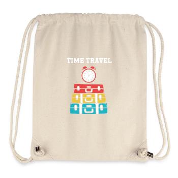 Zeitreise - Stanley/Stella recycelter Gym Bag - Naturweiß - Vorne
