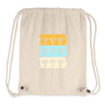 Hanukah Hanukkah Chanukkah - Stanley/Stella recycelter Gym Bag - Naturweiß - Vorne