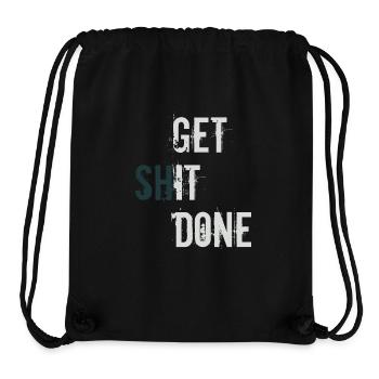 Get *It Done - Motivation Überzeugung Erfolg - Stanley/Stella recycelter Gym Bag - Schwarz - Vorne