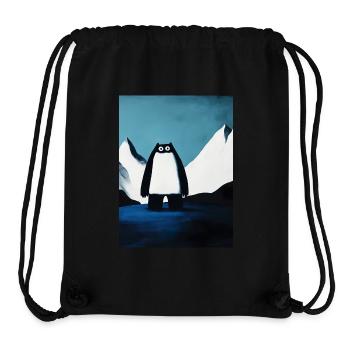 Cute Mountain Monster | Painting - Stanley/Stella recycelter Gym Bag - Schwarz - Vorne