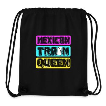 Mexican Train Domino - Stanley/Stella recycelter Gym Bag - Schwarz - Vorne
